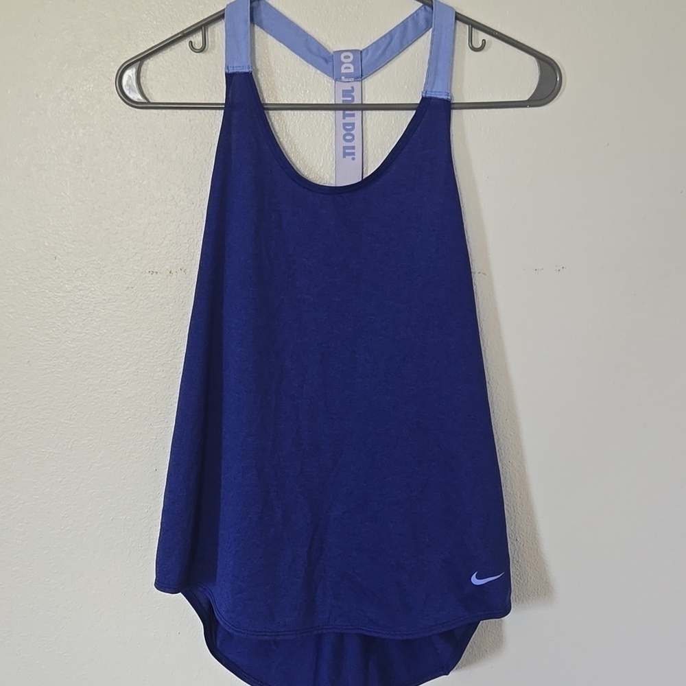 Nike Dri-Fit | Navy T-back Tank Top Size Small